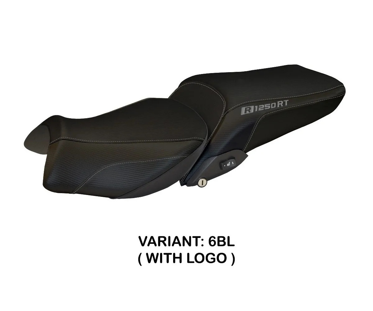 Seat saddle cover Alghero 1 Black (BL) TPZ for BMW R 1250 RT 2019 > 2022 Ac