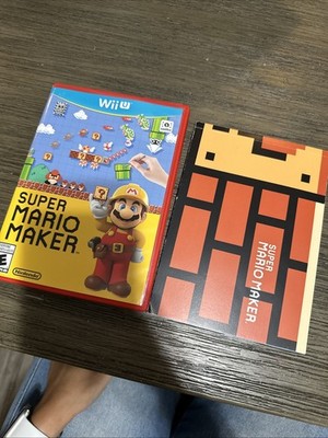 Super Mario Maker (Nintendo Wii U)w/ Art Book & Game,