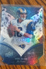 2008 Upper Deck Icons - Marc Bulger #91 Gold Die-Cut /75