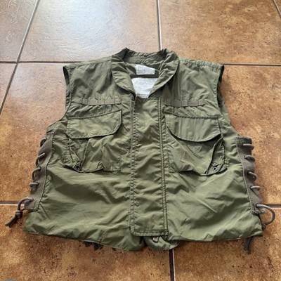 VTG Armor Body Fragmentation Vest 3/4 Collar Sz Medium DSA-100-69-C-1990 Vietnam