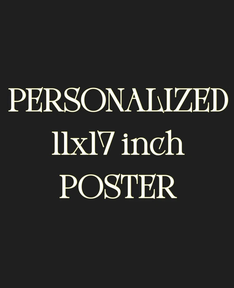 Personalized Premium Poster 11x17 Inch READ - Image 1 of 1