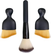 3 Pack Exquisite Microfiber Duster Brushes Feather Duster,Car Interior Cleaning