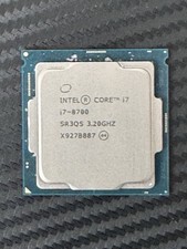 INTEL CORE i7-8700 3.20GHZ CPU PROCESSOR 3.2 GHz, 6 Cores, LGA 1151 - SR3QS