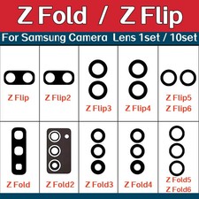 Black Camera Glass Lens For Samsung Galaxy Z Flip 2 3 4 5 6 Z Fold 2 3 4 5 6