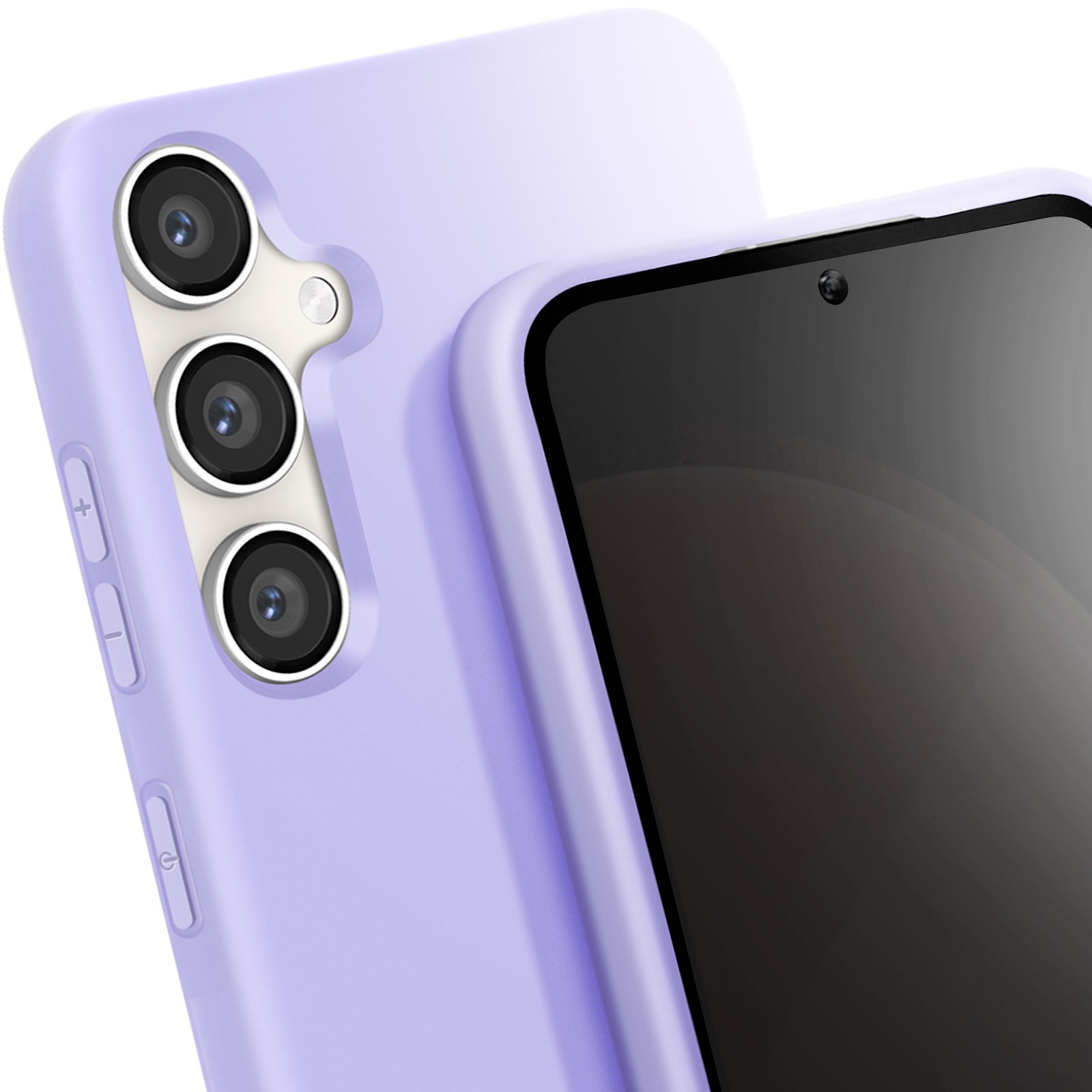 Coque cordon Samsung Galaxy S23 FE violette finition premium - 3