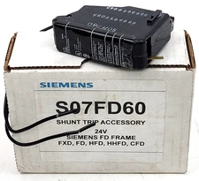 S07FD60 Siemens 24 Volt Shunt Trip Accessory For FD Frame -Next Day Option -New