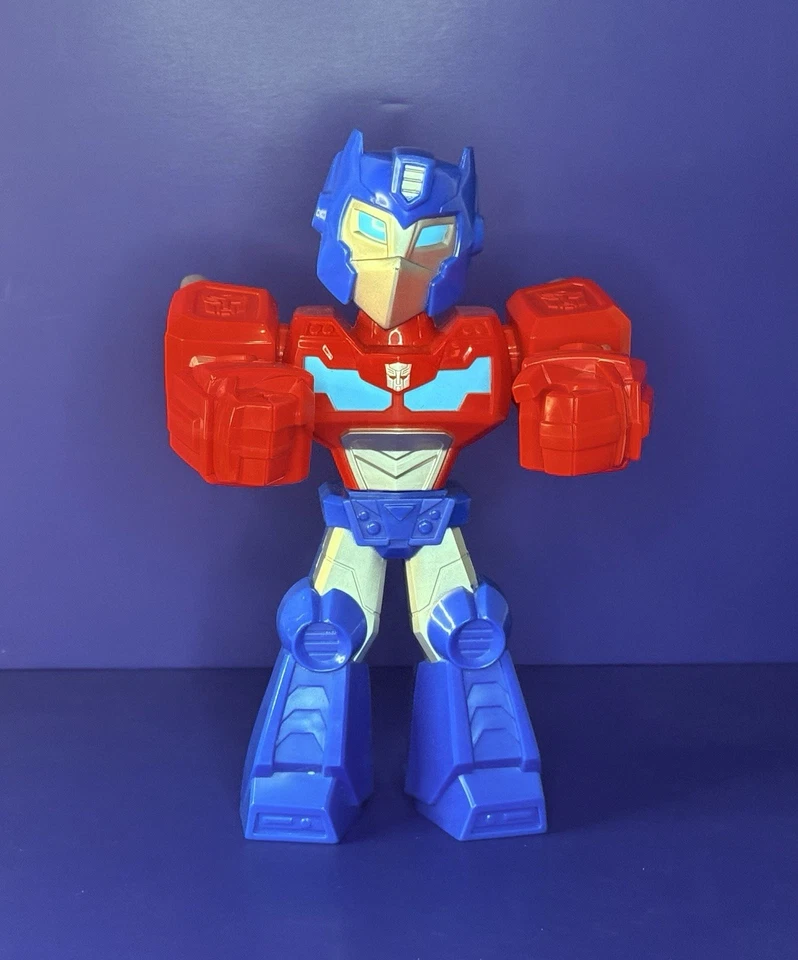 Transformer Rescue Bot Academy Mega Mighty 10 Inch Optimus Prime Action Figure  - Image 4 of 4