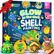 EPUMP Shell Painting Kit for Kids - Glow in The Small, C -