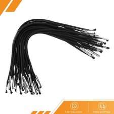 50pcs - 6 Inch Elastic Barbed Cord 1.6mm Loop Stretch Round String 16.5cm