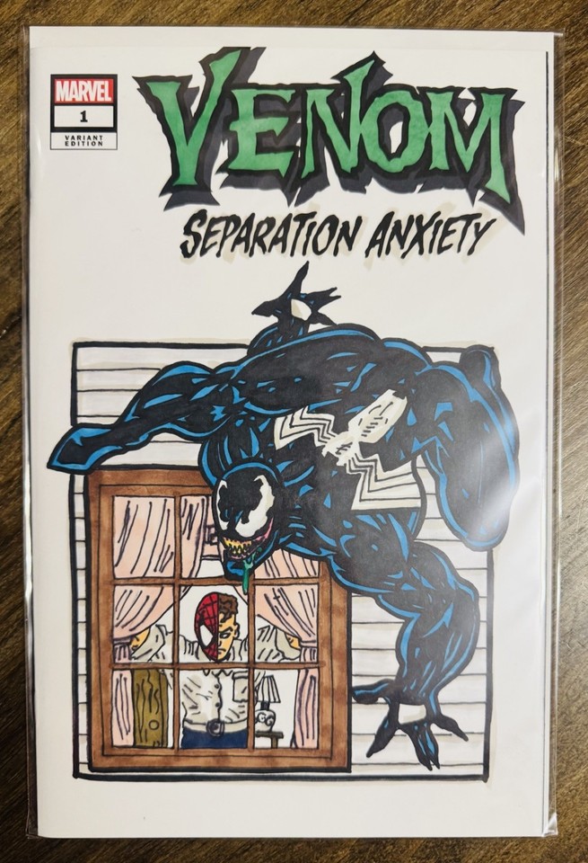 Amazing Spider-Man Erik Larsen Tribute Drawn & Signed By James Fugate Comic Art