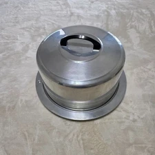 Regal Quality Aluminum Regal Ware Inc Cake Pie Carrier w/Working Locks USA Made