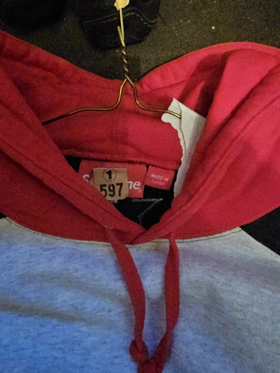 Supreme FW22 Hockey Hooded Sweatshirt Grey hoodie Sz. XL