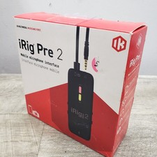  NEW In Box iRig Pre 2 Mobile Microphone Interface   iOS Android DSLR