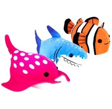 Zhu Zhu Aquarium Butch Finnegan  Namazu Interactive Plush Fish 3-Pack