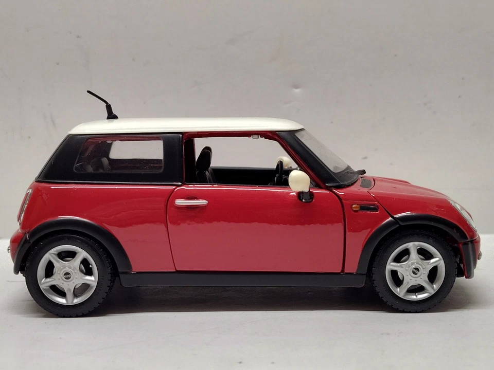 Maisto Red Mini Cooper x3 Three sizes 1:24 1:36 1:64 Diecast Toy Cars - Image 4 of 4