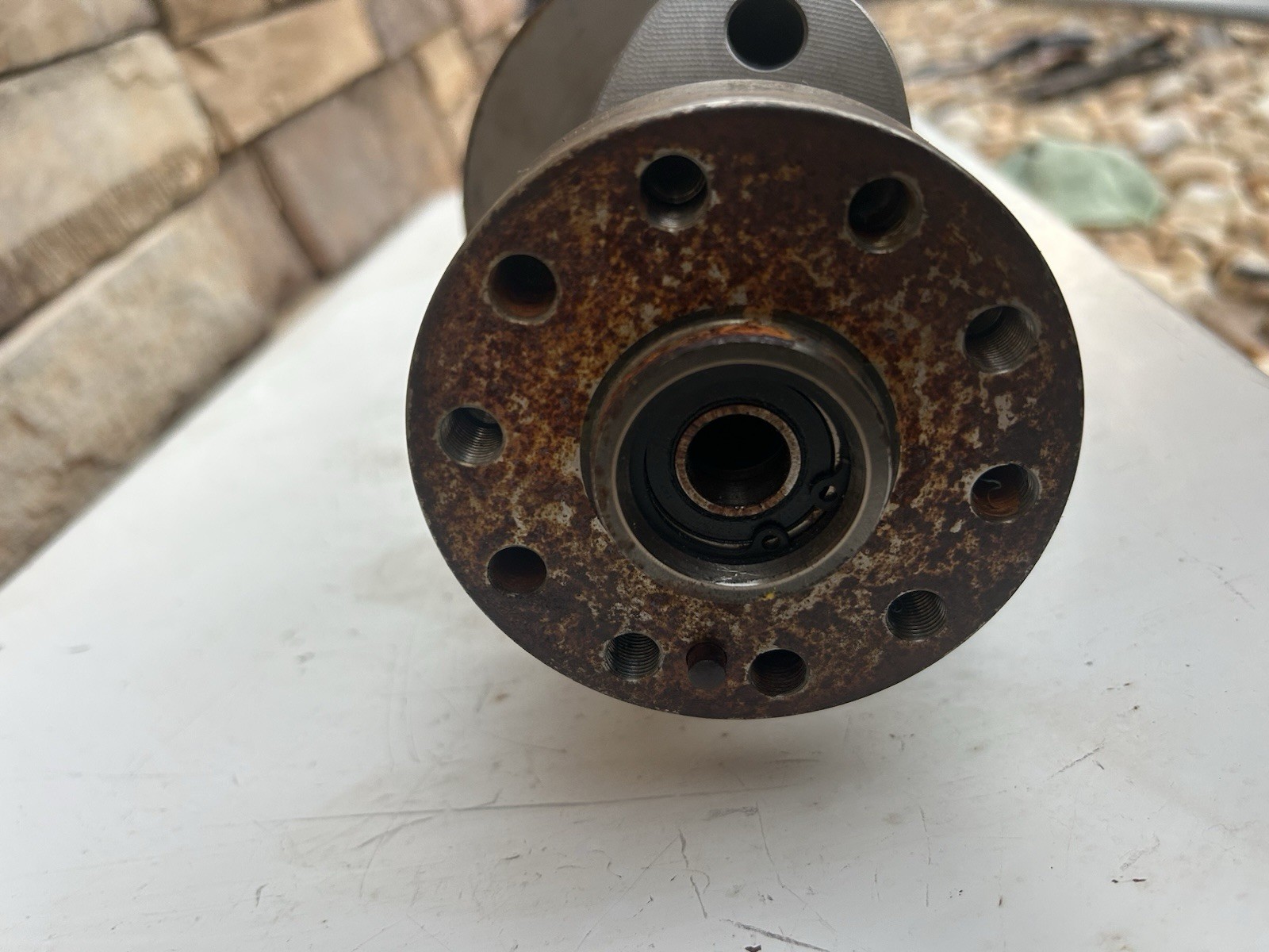 LAMBORGHINI AVENTADOR CRANKSHAFT OEM 07M105019J 