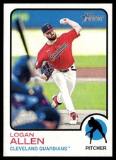 2022 Topps Heritage Logan Allen Baltimore Orioles #695