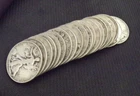 1936-44 WALKING LIBERTY HALF DOLLAR 90% SILVER ROLL OF 20 COINS UNITED STATES