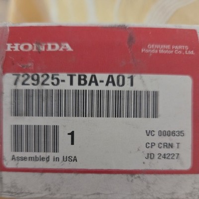 HONDA OEM 16-22 Civic,Insight Rear Door Exterior Trim-Upper Molding 72925TBAA01