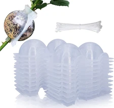 20 PCS Air Layering Propagation Kit with Zip Ties, Reusable Grafting Ball