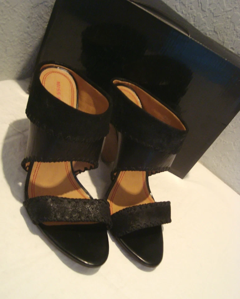 New Miss Sixty Womens Cruella Suede Leather Sandals Shoes Eur 35 US 5 Med - Image 2 of 4