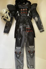 Boy's Disguise Overwatch Reaper Muscular Halloween Costume 2 Pc Set Size M 8-10