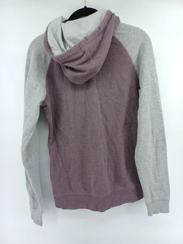 Sudadera con Capucha North Face Cremallera Para Mujer Gris Púrpura Mediana Informal Exterior Cordón Foto 2 de 4
