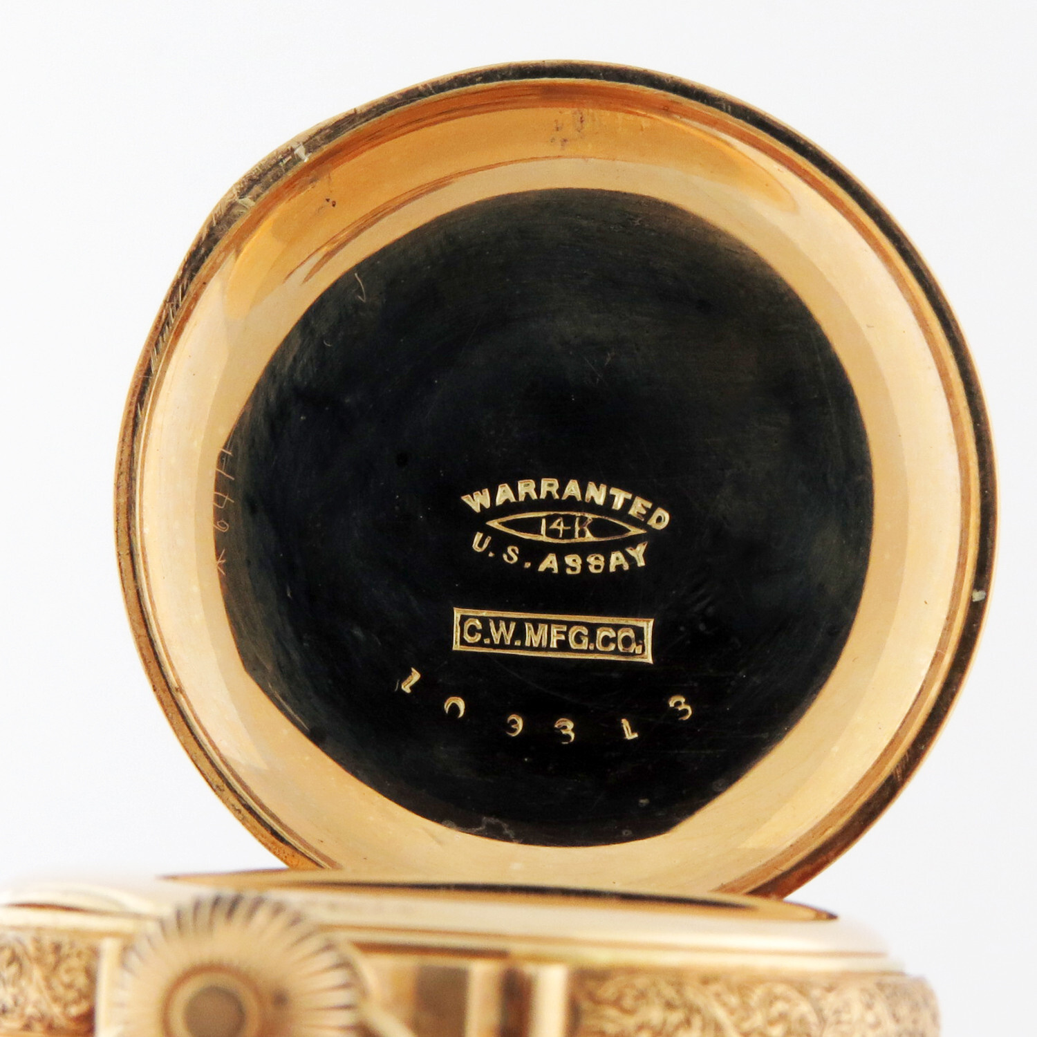 Elgin 14K Solid Gold Box Hinge Hunter Case HC Poc… - image 5