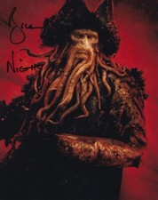 BILL NIGHY signed Autogramm 20x25cm PIRATES OF THE CARIBBEAN in Person autograph