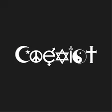 Coexist Vinyl Decal Car Window Laptop peace Sticker