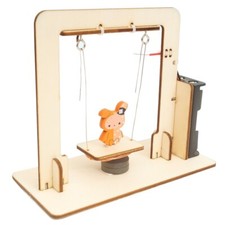 Teachers STEM Electromagnetic Swing 3D DIY Kids Educational Wooden Toy Ages 8 