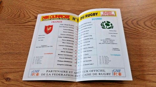 France v Scotland Rugby Union Programmes 1959 - 2015 - Picture 28 of 40