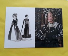 Isabelle Adjani Diane de Poitiers flyer cartonné 21x15 exposition 2022