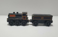 Thomas Tank Wooden Train 1992 DONALD Flat Magnet Staples Black 10
