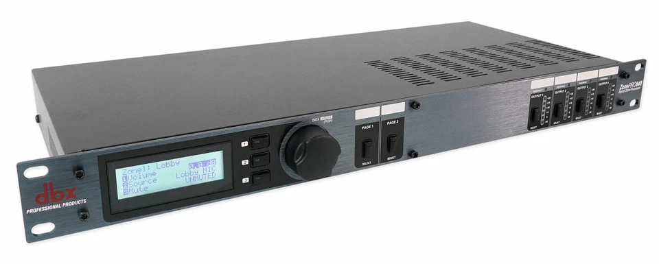 DBX ZonePro 640 Commercial/Restaurant 6 In / 4 Out Matrix Digital Zone Processor - Image 2 of 4