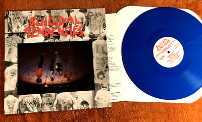 SUICIDAL TENDENCIES S/T LP BLUE VINYL Flp1011 '83 '13 rp repress