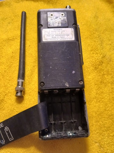 Regency HX-1500 Handheld Scanner/ Sold As-Is or For Parts And Repair - Zdjęcie 2 z 10