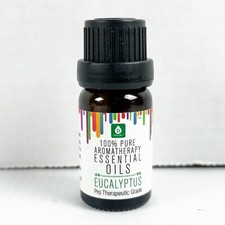EUCALYPTUS 100 Pure Essential Aromatherapy Oil New 0.34 fl oz Pursonic