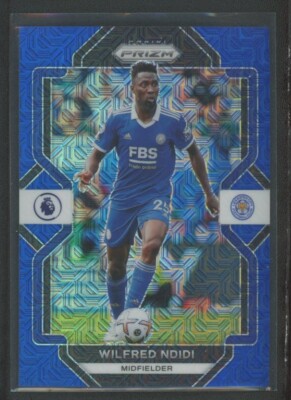 2022-23 Wilfred Ndidi 23/25 panini prizm premier league mojo blue