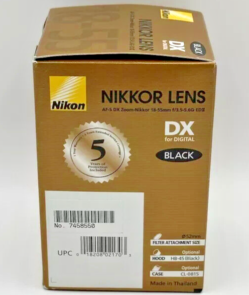 Nikon Nikkor AF-P DX 18-55mm f/3.5-5.6 G Lens for sale online | eBay
