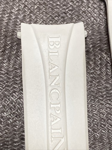 Blancpain Rubber Band 18 x 16 mm White for Ladies Watch - Picture 5 of 13