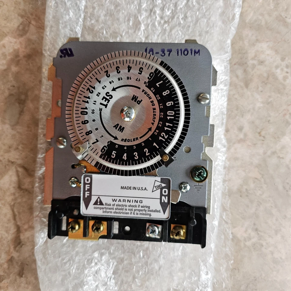 MÓDULO INTERRUPTOR DE TIEMPO DE REPUESTO JASCO 5 HP TORK GE INTERMATIC CAJAS METÁLICAS 15601 Foto 2 de 4