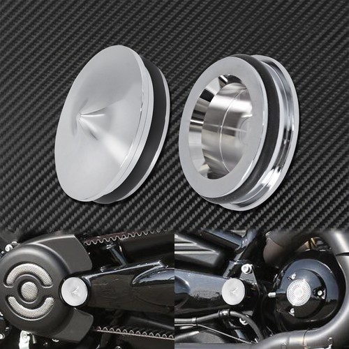 Chrome Spike Swingarm Pivot Arm Bolt Cap Axle Cover Fit For Harley V-Rod 06-11 - Picture 10 of 12