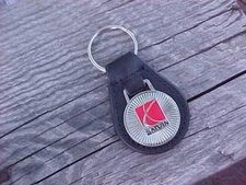 SATURN AUTOMOBILE LEATHER KEY FOB VINTAGE NOS CUSTOM-MADE TOP-QUALITY