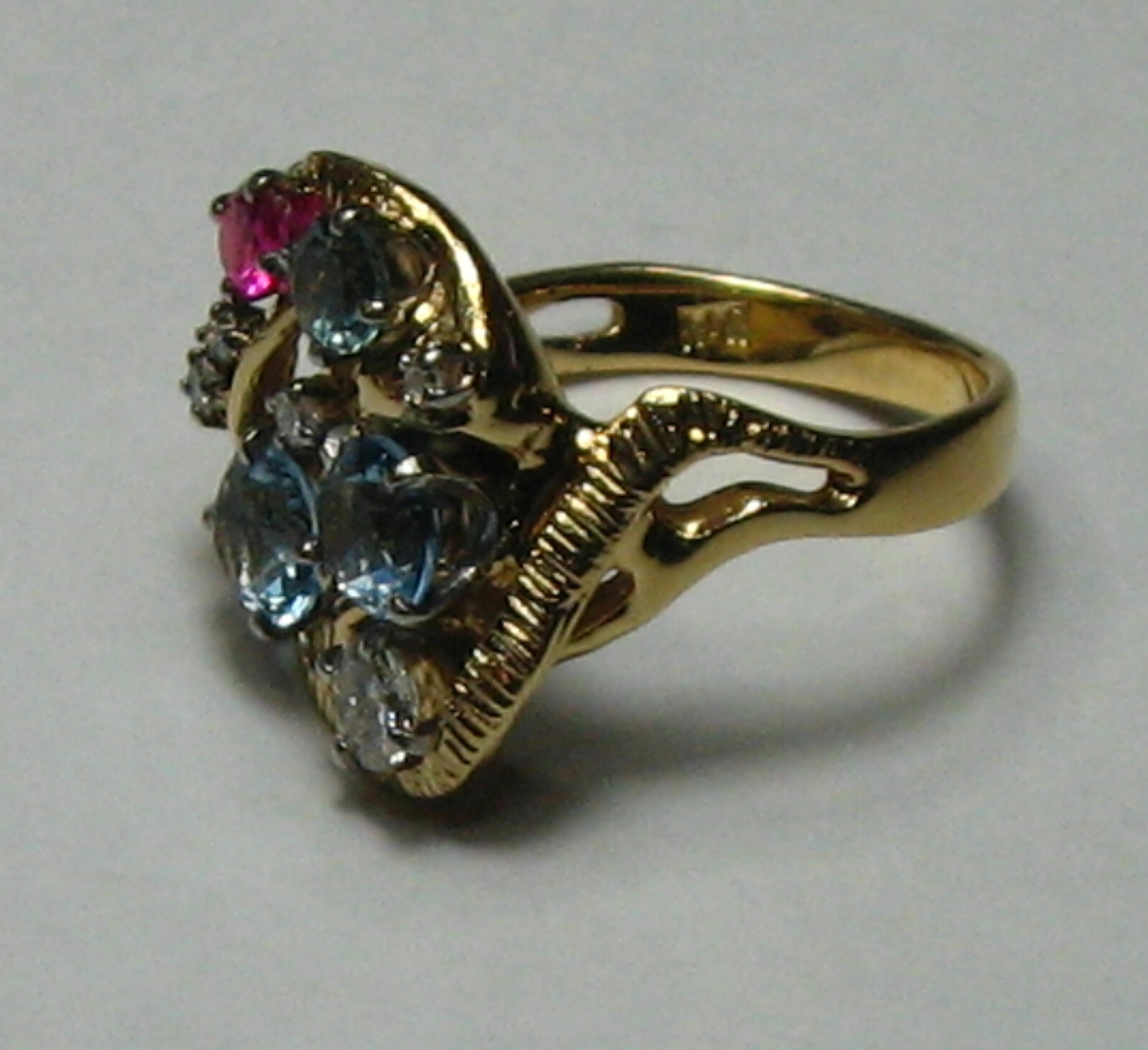 Multiple Gemstone Ring size 7.75 - image 4