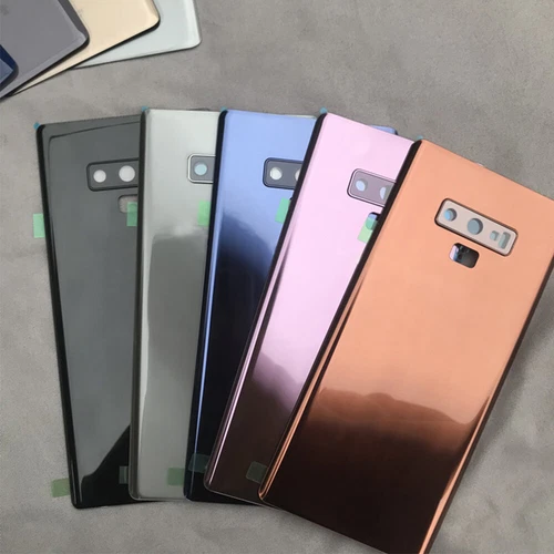 Cubierta trasera de vidrio para batería para Samsung Galaxy Note 9 con repuesto de cubierta de lente - Imagen 2 de 21