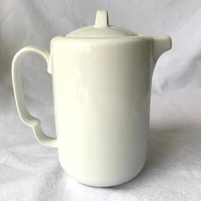 Porcelain Plus by Fairwinds Teapot, White 3-cup capacity, Unique Handle Shape