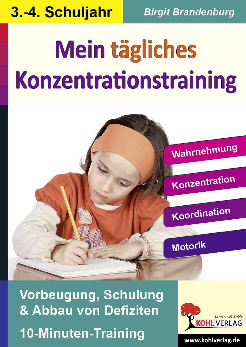 Thumbnail - Kohls Konzentrationstraining - 3.-4. Schuljahr Birgit Brandenburg