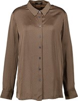 Neu ! Someday Damen Bluse Braun Gepunktet Gr. 40