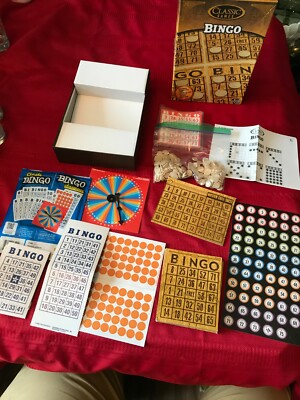 2 Classic BINGO Games LPF & TCG NEW Unplayed Spinner or Discs + BONUS Cards